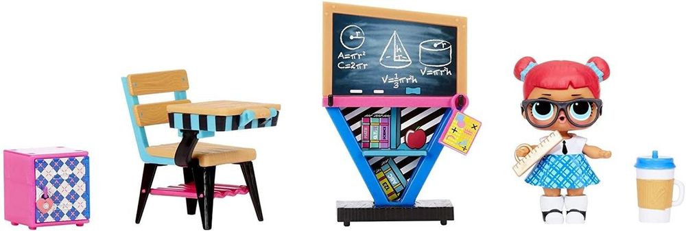 Стильний Інтер'єр Шкільний клас розумниці L. O. L. Surprise! Series 3 Furniture Classroom with teacher's Pet