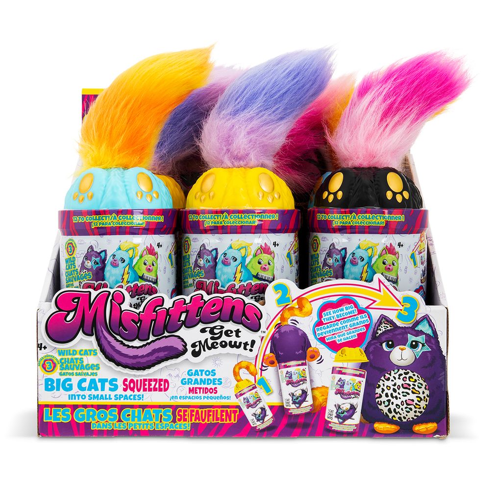 М’яка іграшка Misfittens W3 - Котик у банці 3 серія 03936(W3)