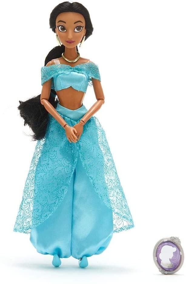 Жасмин Классическая кукла Принцесса Дисней Disney Jasmine Classic Doll with Pendant - Aladdin