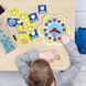 Навчальний ігровий набір серії Play Montessori" - Перший годинник" (стрілки, 24 фіш., карт.) Quercetti Primo Clock 0624-Q