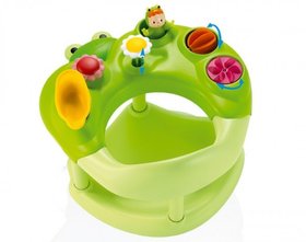 Стільчик для купання Cotoons з ігровою панеллю, зелений, 6міс.+ Smoby 110606