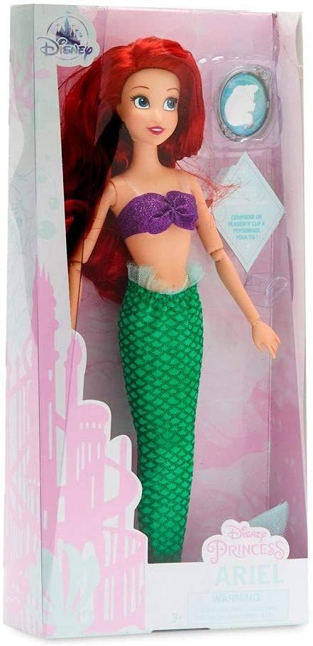 Аріель Класична лялька Дісней з кулоном Disney Ariel Classic Doll with Pendant