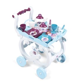 Дитячий візок Frozen-2 з підносом і чайним сервізом Smoby 310517