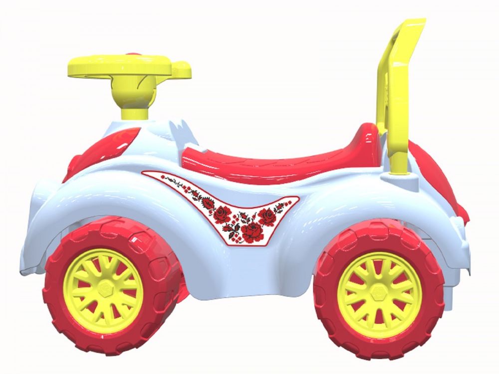 Дитяча машинка-каталка "Автомобіль для прогулянок ТехноК", толокар Вишиванка арт. 3503