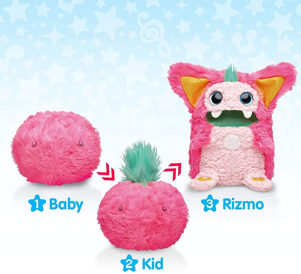 Интерактивная игрушка Ризмо розовый Rizmo Evolving Musical Friend Interactive Plush Toy