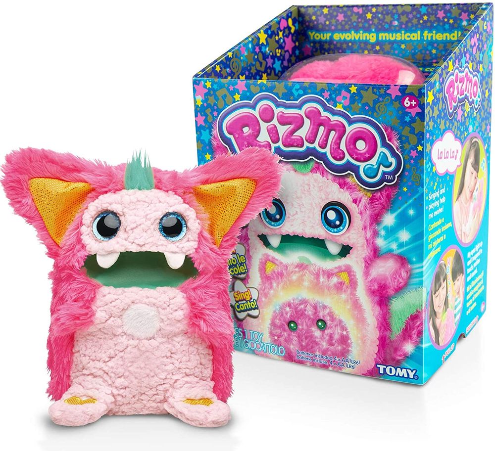 Интерактивная игрушка Ризмо розовый Rizmo Evolving Musical Friend Interactive Plush Toy