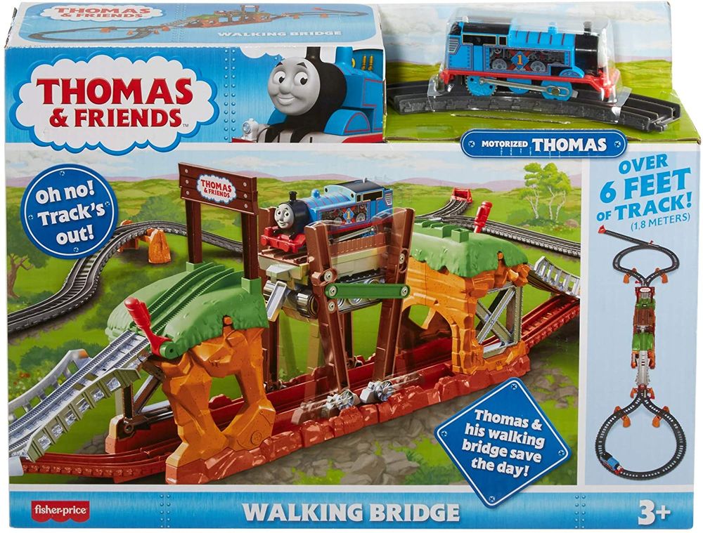Железная дорога Прогулочный разводной мост Томас и друзья Fisher-Price Thomas & Friends Walking Bridge Train