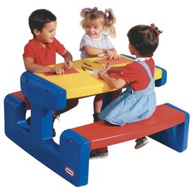 Ігровий столик для пікніка - Яскраві кольори Little Tikes (синій)  466800060