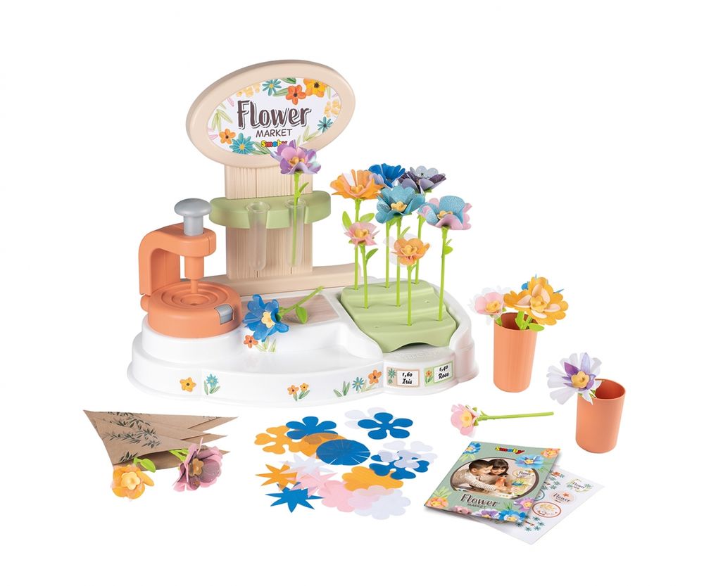 Ігровий набір для творчості Smoby Flower Market Квіткова крамниця 350407